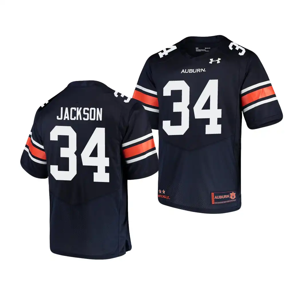 Bo Jackson Auburn Tigers Men's #34 Navy Stitched College Football Jersey 2412HKAO3