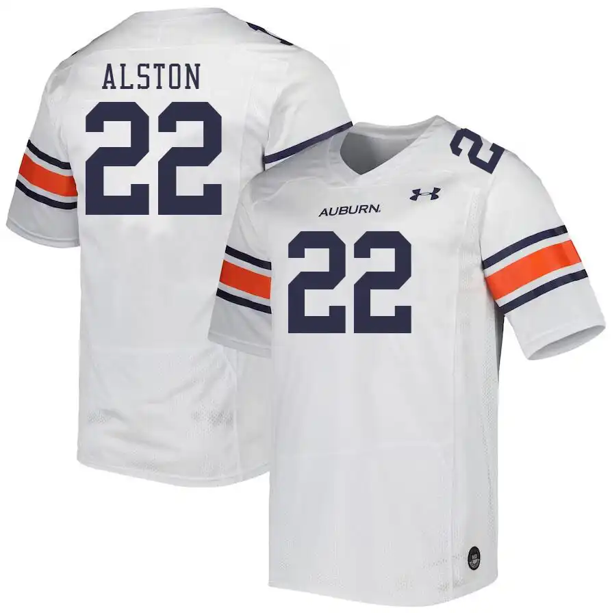 Damari Alston Auburn Tigers Men's #22 Stitched College White Football Jersey 2412XOHA3