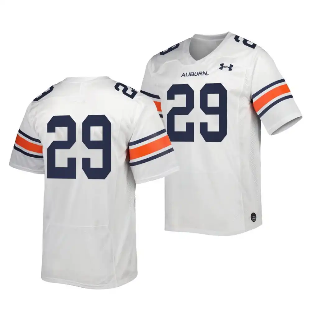 Derick Hall Auburn Tigers Men's #29 Premier White Stitched College 2022 Limited Football Jersey 2412SKQF8