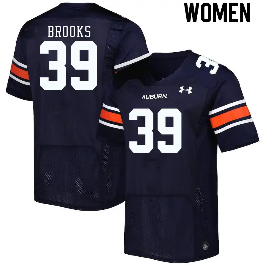 Dylan Brooks Auburn Tigers Women's #39 Stitched College Navy Football Jersey 2412XXXN2