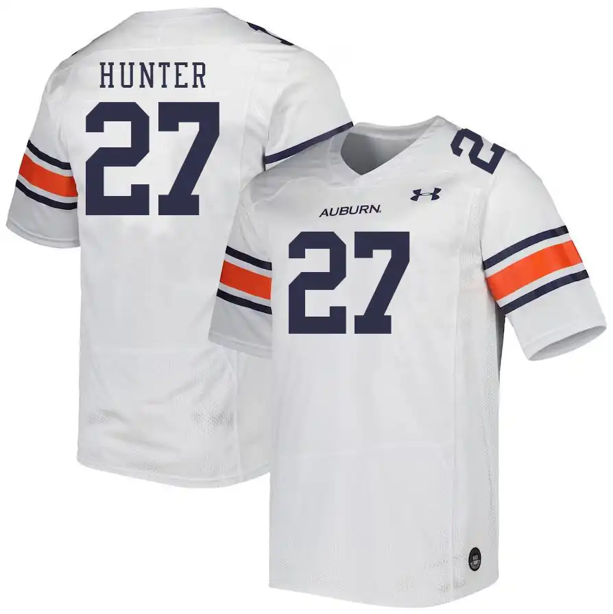 Jarquez Hunter Auburn Tigers Men's #27 Stitched College White Football Jersey 2412VKKW0