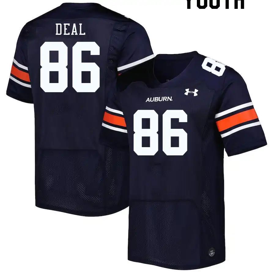 Luke Deal Auburn Tigers Youth #86 Stitched College Navy Football Jersey 2412QPDU5