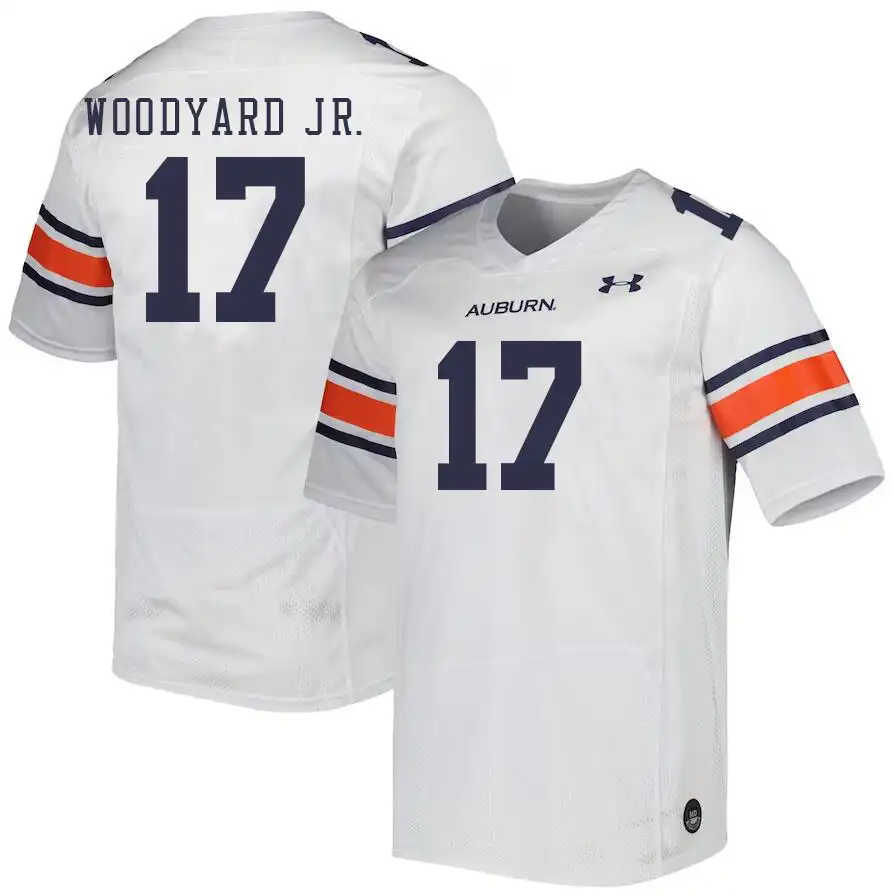 Robert Woodyard Jr. Auburn Tigers Men's #17 Stitched College White Football Jersey 2412SIEK8