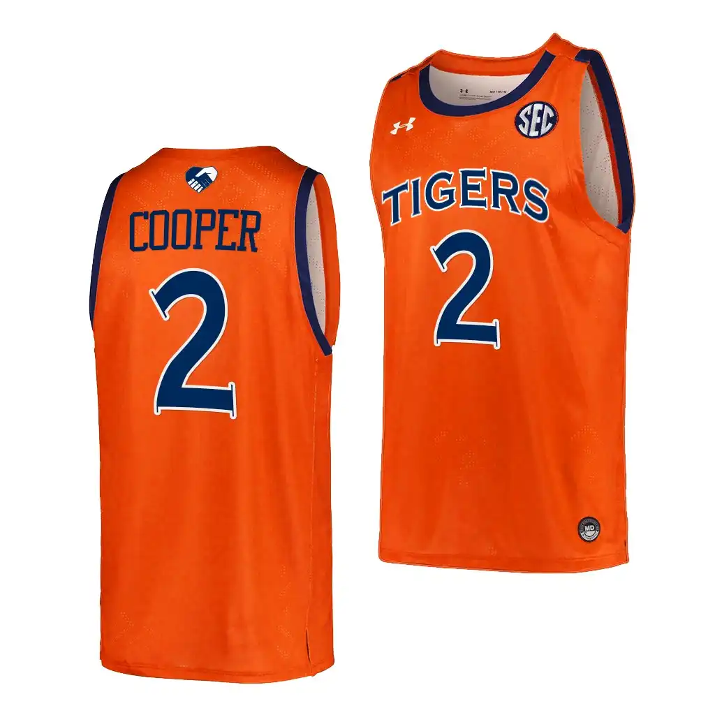 Sharife Cooper Auburn Tigers Men's #2 Alumni Unite As One Stitched College Orange Player Football Jersey 2412VCMY3